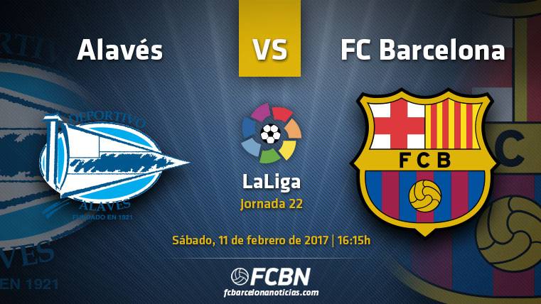 The previous of the party: Sportive Alavés vs FC Barcelona of LaLiga 2016/17