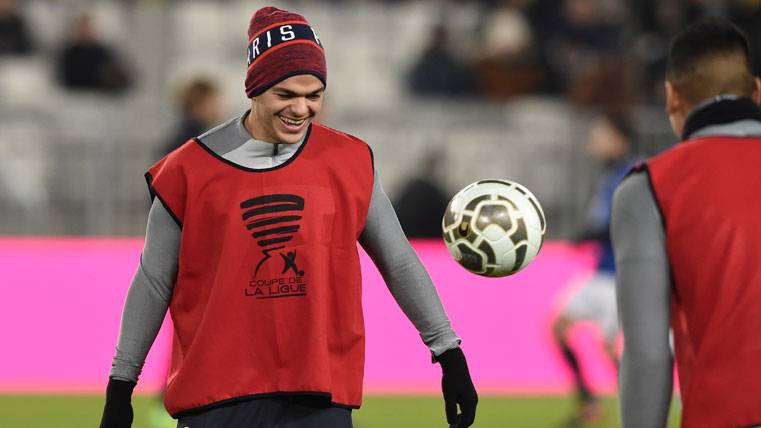 Ben Arfa, during a warming with Paris Saint-Germain