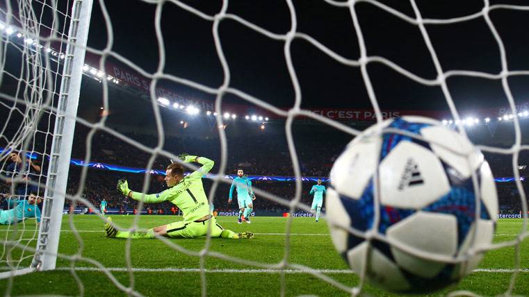 Ter Stegen Fit four goals in the Park of The Princes