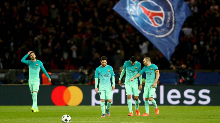 El FC Barcelona, dolorosamente derrotado en París