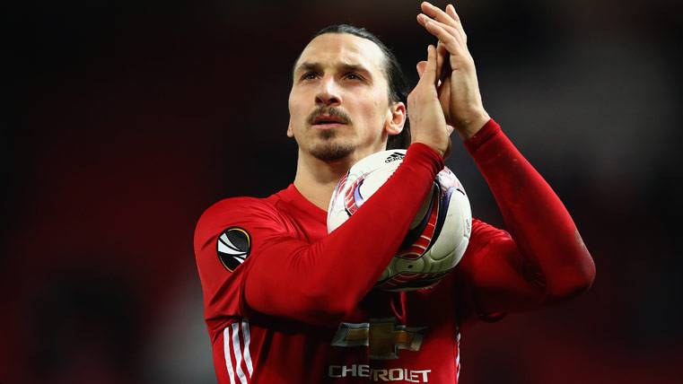 Zlatan Ibrahimovic, after a victory of the Manchester United