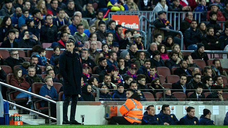 The trainer of the FC Barcelona, Luis Enrique, did not react fast to the needs of his team