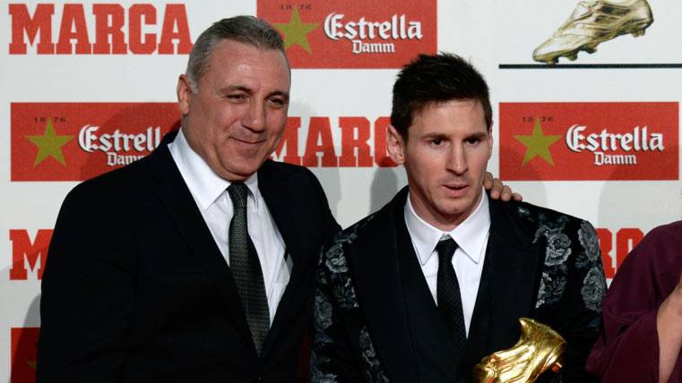 Hristo Stoichkov, after delivering a Boot of Gold to Messi