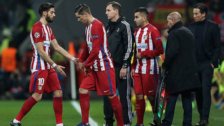 The Athletic of Madrid defeated to the Leverkusen but arrives touched in front of the Barça