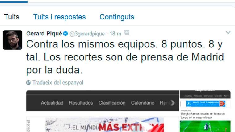 Gerard Piqué estalla contra los robos de LaLiga encontra del Barça y a favor del Madrid