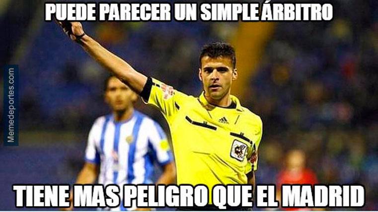 The best meme of the Villarreal-Real Madrid, for Gil Manzano