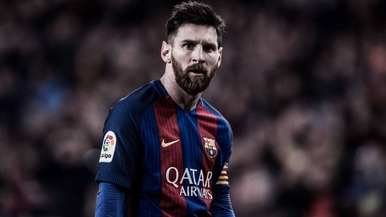 Leo Messi, durante el partido contra el Celta en el Camp Nou