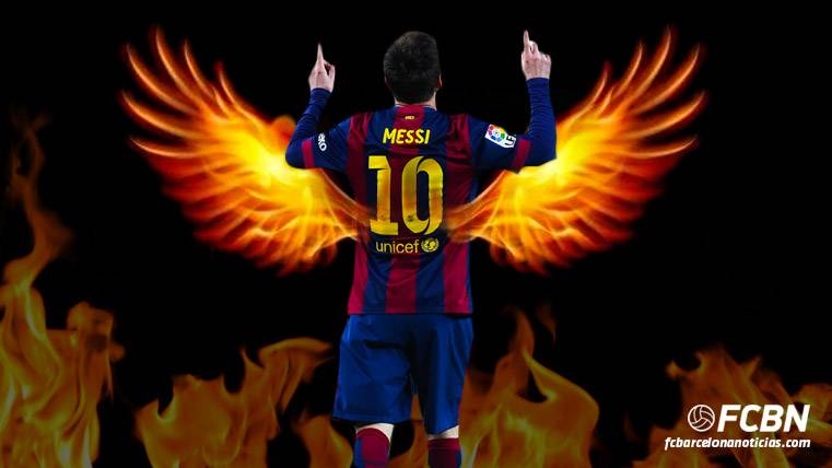Leo Messi, the angel in flames that the Barça will invoke against the PSG