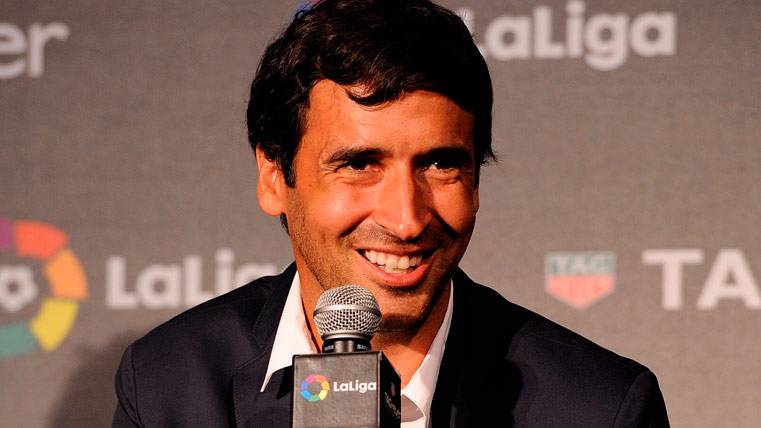 Raúl González, durante un acto de LaLiga en una imagen de archivo