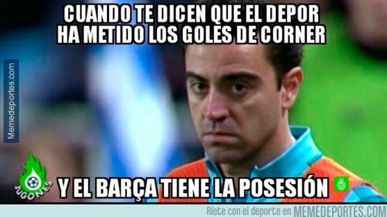 This is the best meme of the Sportive of the Coruña-FC Barcelona