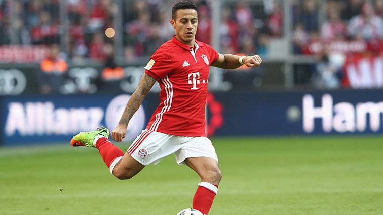 Thiago Alcántara, in a party of the Bayern of Munich this course