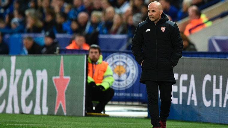 Jorge Sampaoli, eliminado con su Sevilla ante el Leicester de la Champions