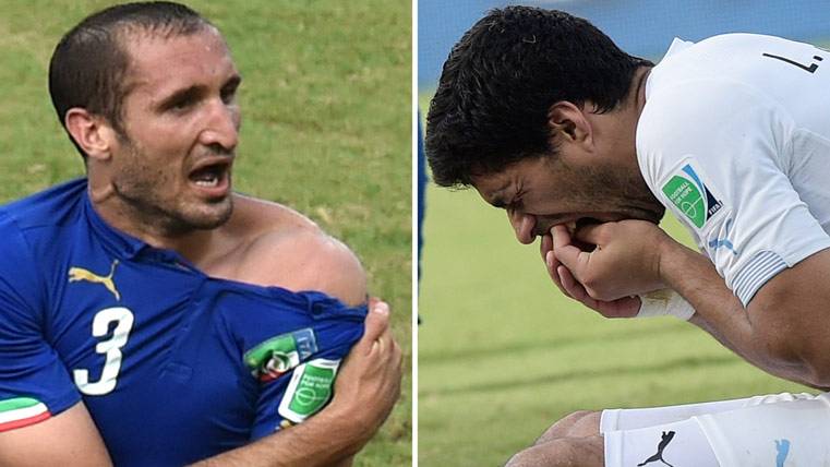 Luis Suárez and Chiellini, big protagonists of the World-wide of Brazil 2014