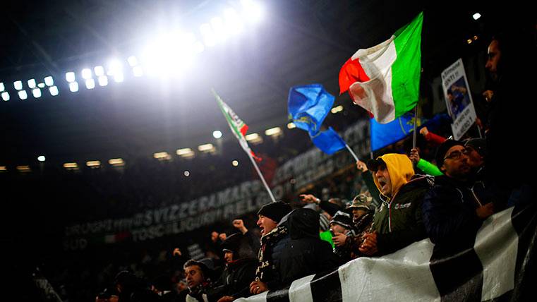 An image of the Juventus Stadium during a Juve-Inter