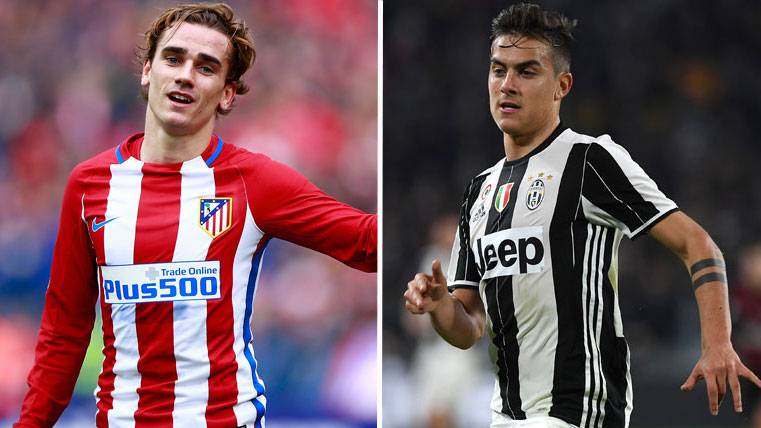 Antoine Griezmann and Dybala, candidates to play in the Barcelona
