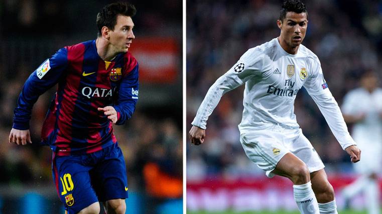 Leo Messi y Cristiano Ronaldo, en sendos partidos con Barça y Madrid