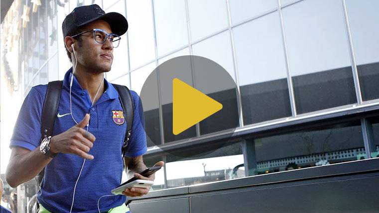 Like this it is a day in the life of Neymar Júnior in the FC barcelona