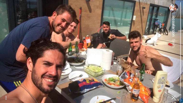 Isco Alarcón, hunted eating potatoes of the Barça