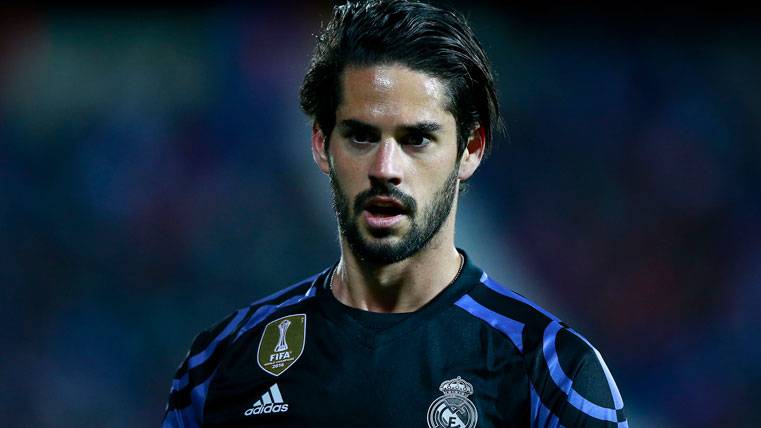 Isco Alarcón, during a party with the Real Madrid