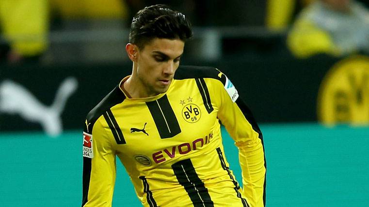 Marc Bartra, during a party with the Borussia Dortmund