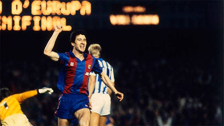 Pichi Alonso celebrated a hat-trick in front of the Goteborg in the traced back of the Barça
