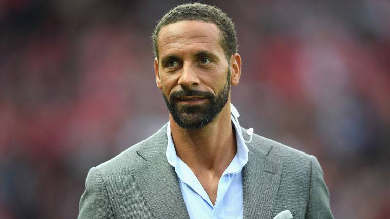 Rio Ferdinand, in an image of archive during an act