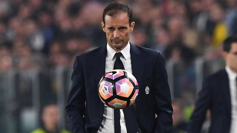 Massimiliano Allegri, during a party of the Juventus of Turín