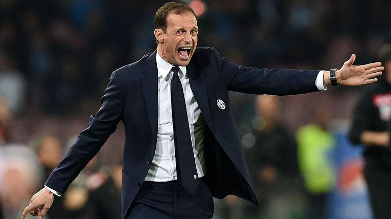 Massimiliano Allegri, during a party of the Juventus of Turín