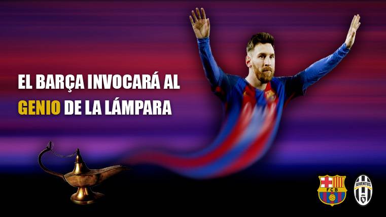 Leo Messi, invoked by the FC Barcelona against the Juventus