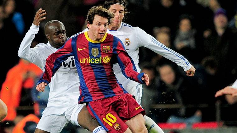 Sergio Bouquets, reincidente against Messi and against the FC Barcelona