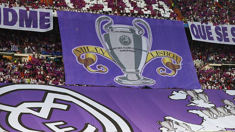 This is the offensive banner of the Real Madrid against the Athletic of Madrid