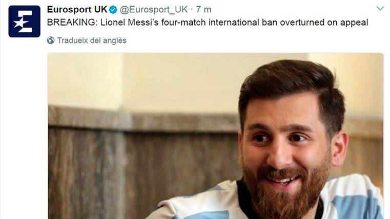 Eurosport la lio con el Messi iraní