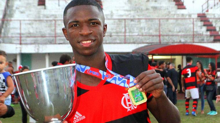 Vinicius Jr, young promise of the Flamengo