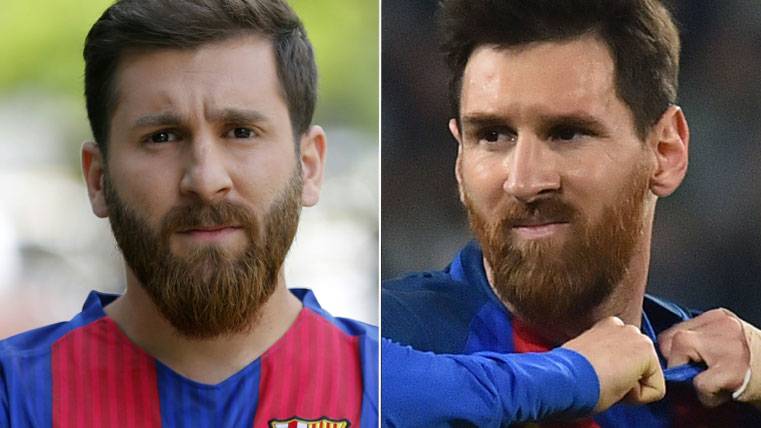 It prays Parastesh and Leo Messi... Who is who?