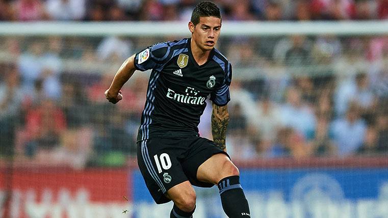 James Rodríguez, in the sight of the Manchester United
