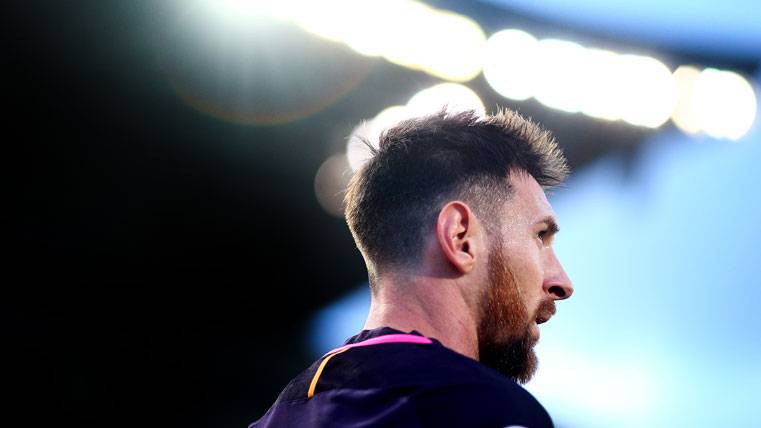 Leo Messi, durante el partido contra la UD Las Palmas
