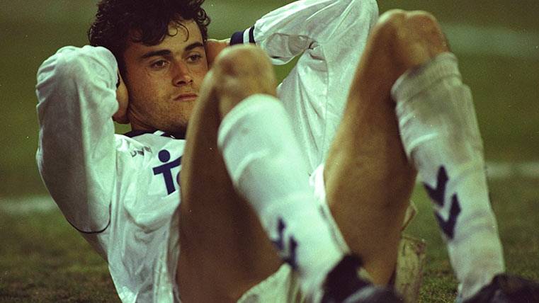 Luis Enrique, in his time in the Real Madrid