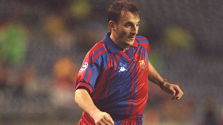 Albert Ferrer, in his time with the FC Barcelona