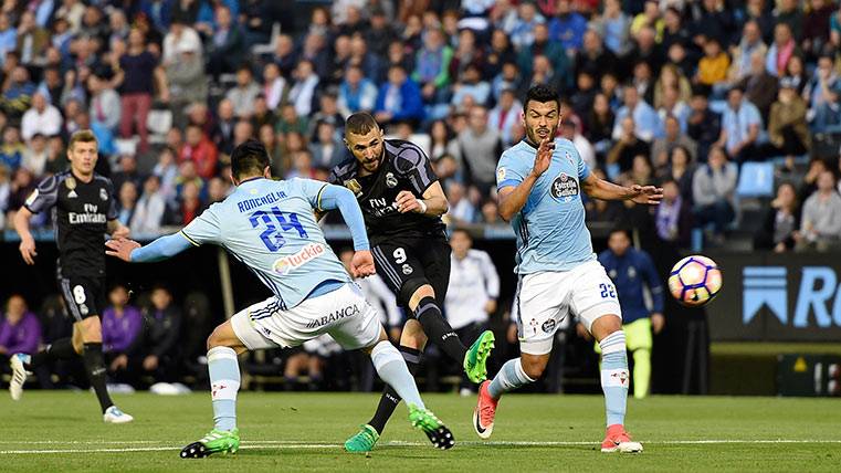 El Real Madrid venció al Celta de Vigo con polémica arbitral