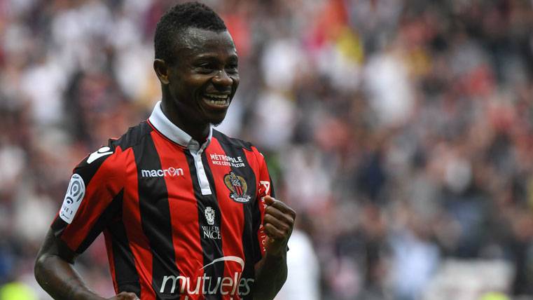 Seri, durante un partido con el Niza en la Ligue 1