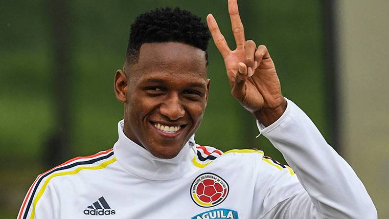 Yerry Mina, the defence goleador that has tied the Barça and already is to title with Colombia