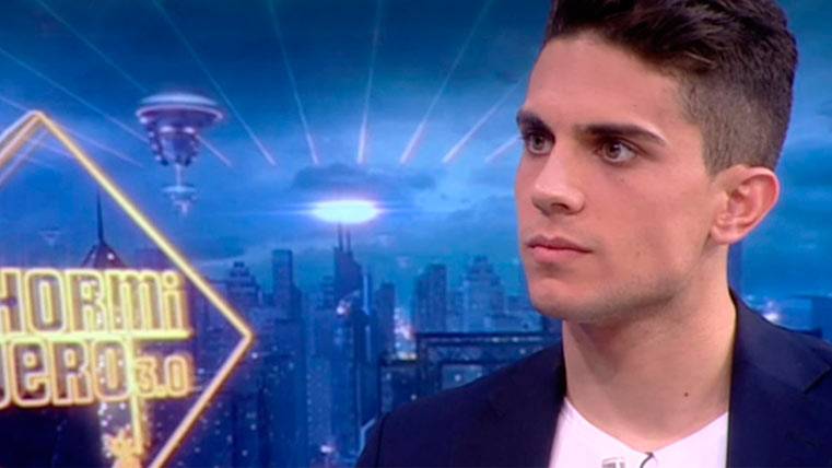 Marc Bartra, en su entrevista en El Hormiguero