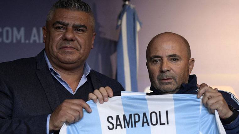 Jorge Sampaoli, presentado como nuevo seleccionador de Argentina