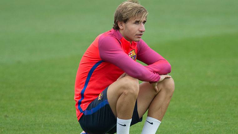 Sergi Samper en la pretemporada 2016-17 del FC Barcelona