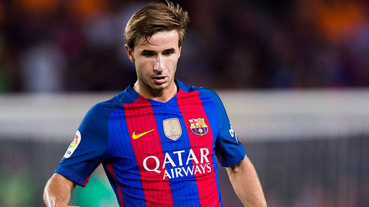 Sergi Samper en la pretemporada 2016-17 del FC Barcelona