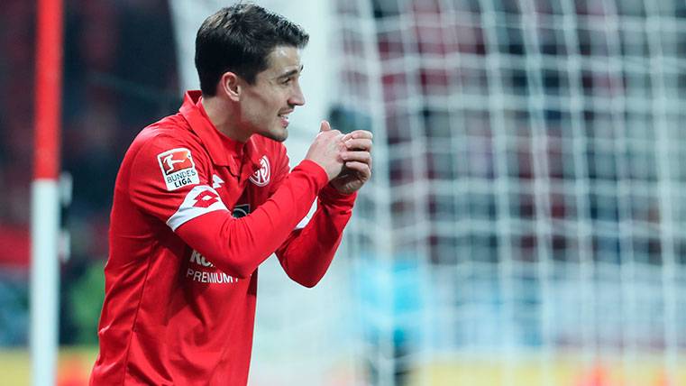 Bojan Krkic In an action during his cession in the Mainz