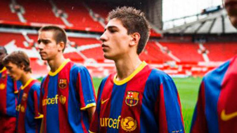 Héctor Bellerín, in his times like player of the FC Barcelona