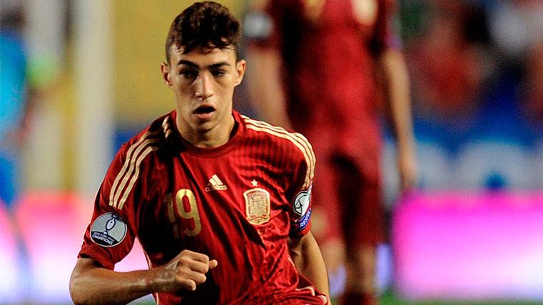 Munir The Haddadi in his debut with the absolute Spanish selection