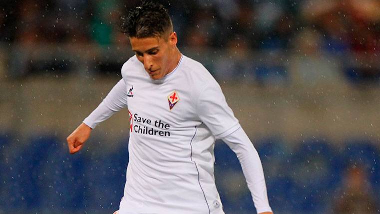 Cristian Tello in a party with the Fiorentina in the Series To