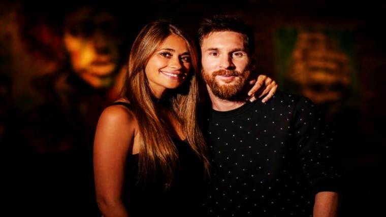 Messi and Antonella before marrying